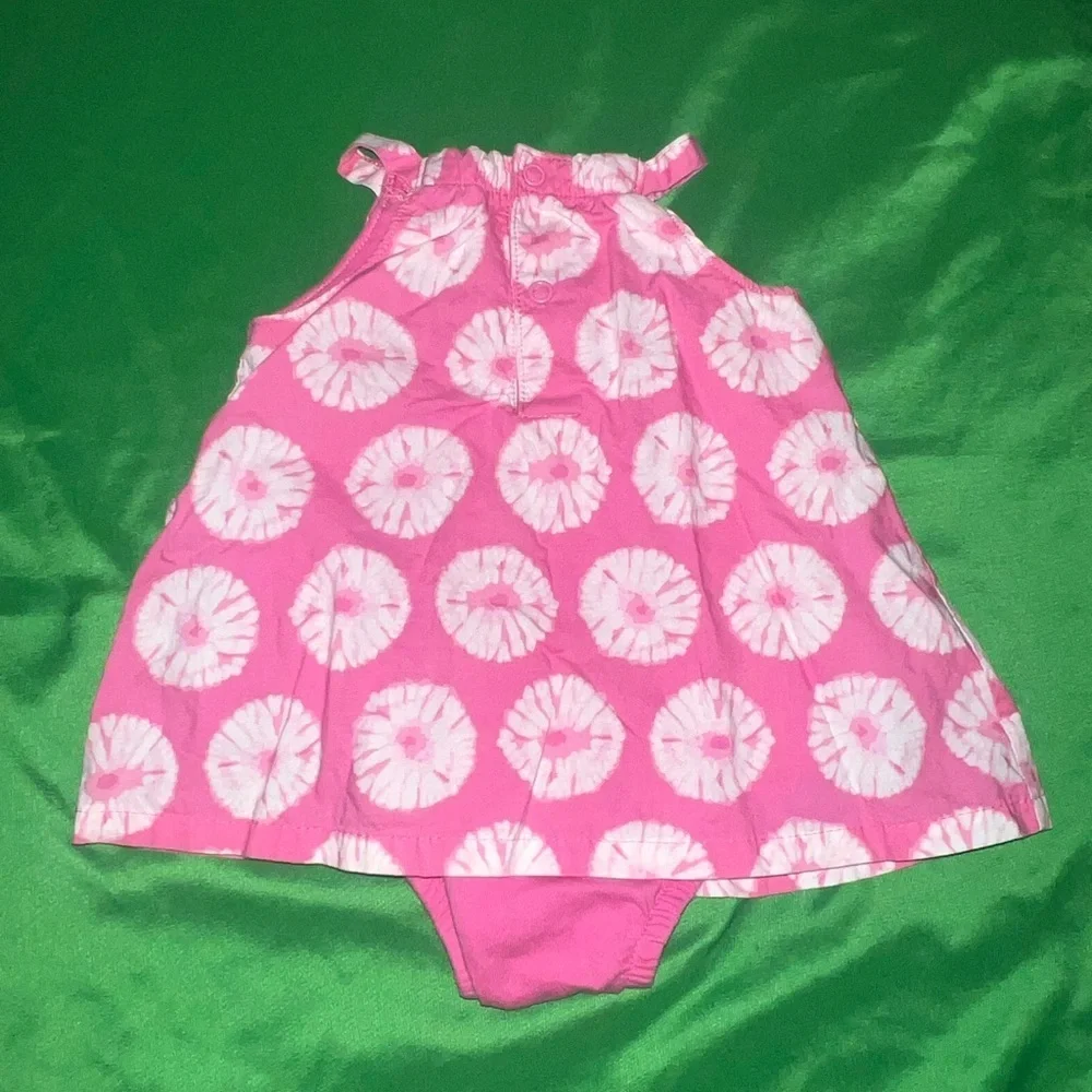 Carter's Pink and White Baby Bloomers 6 Months